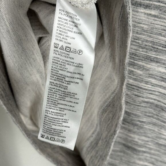 Tommy Bahama 1/4 Zip Pullover Sweater Mens XL Heather Gray Cotton Long Sleeve - Picture 4 of 7